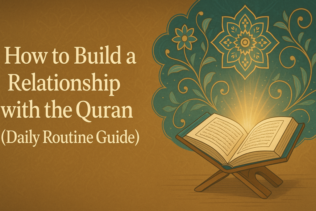 How to Build a Relationship with the Quran (Daily Routine Guide)